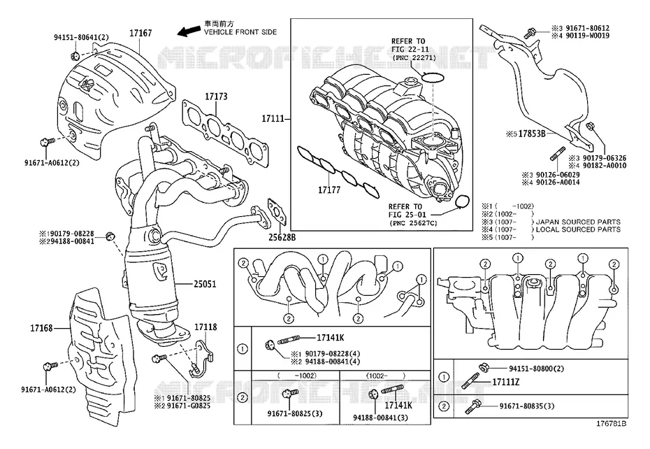 pour TOYOTA  de 2011