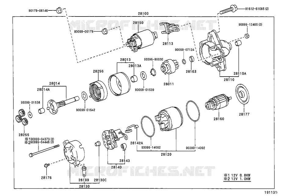 pour TOYOTA  de 2000