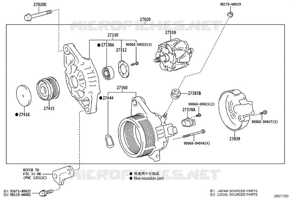 pour TOYOTA  de 2020
