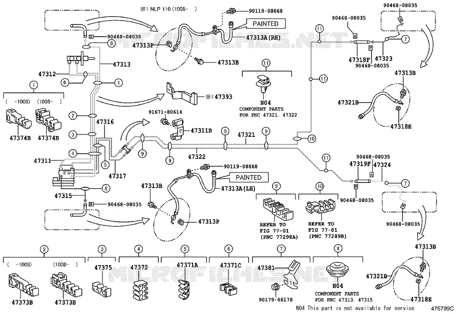 pour TOYOTA  de 2009