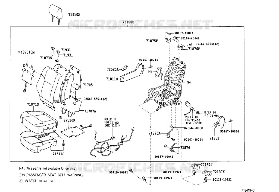 pour TOYOTA  de 2004