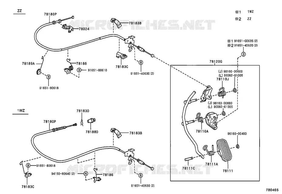 pour TOYOTA  de 2000