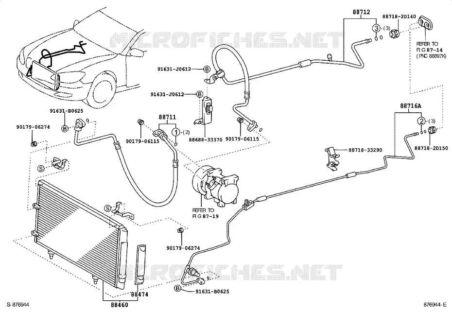 pour TOYOTA  de 2004
