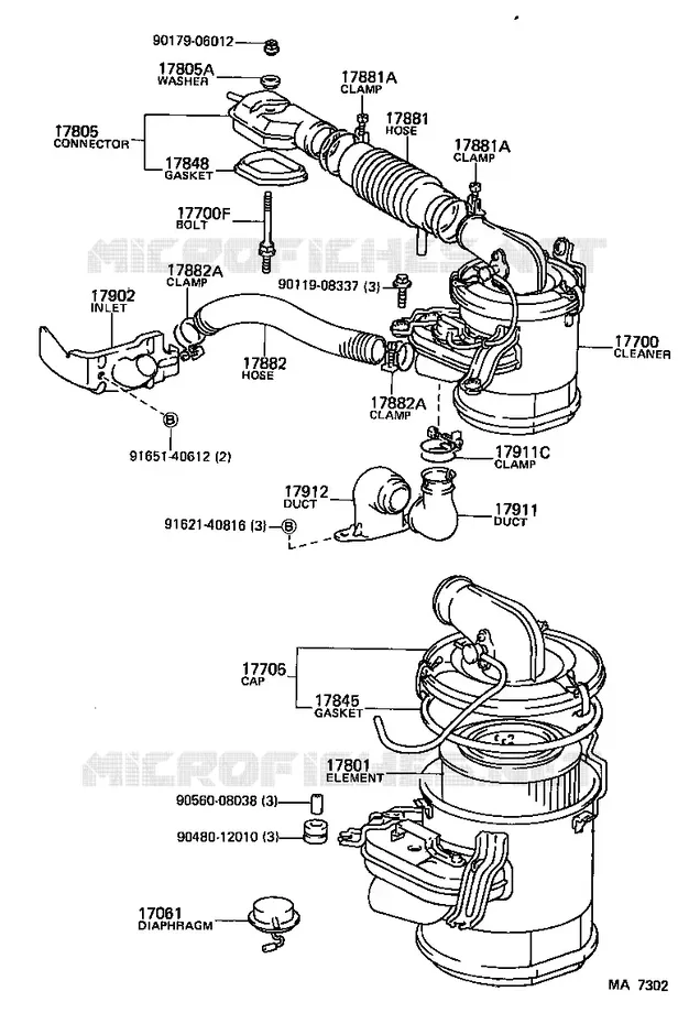 pour TOYOTA  de 1985