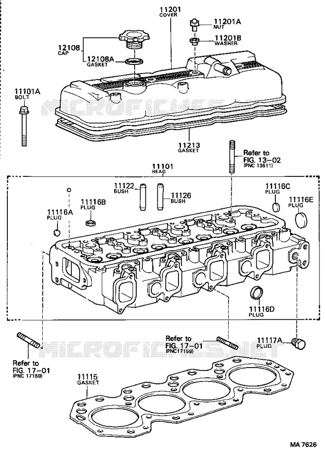pour TOYOTA  de 1985