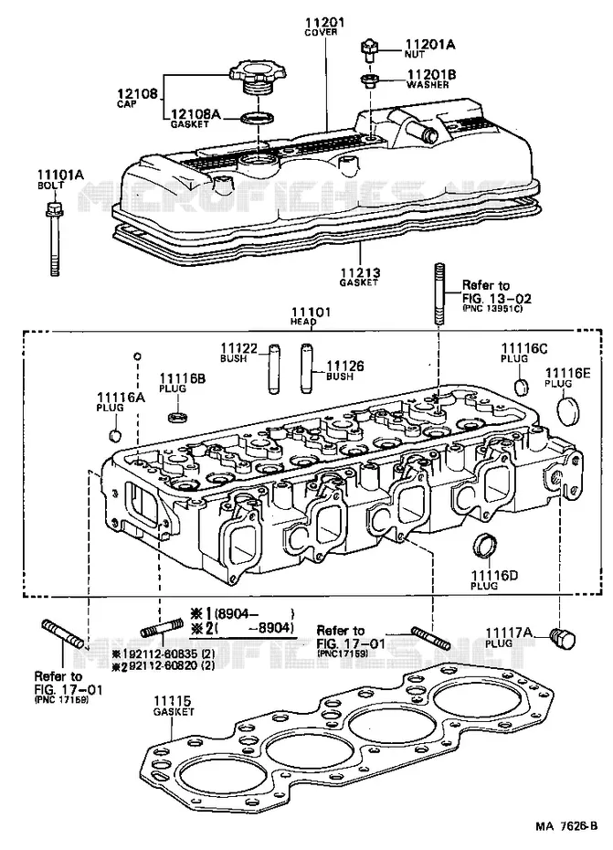 pour TOYOTA  de 1986