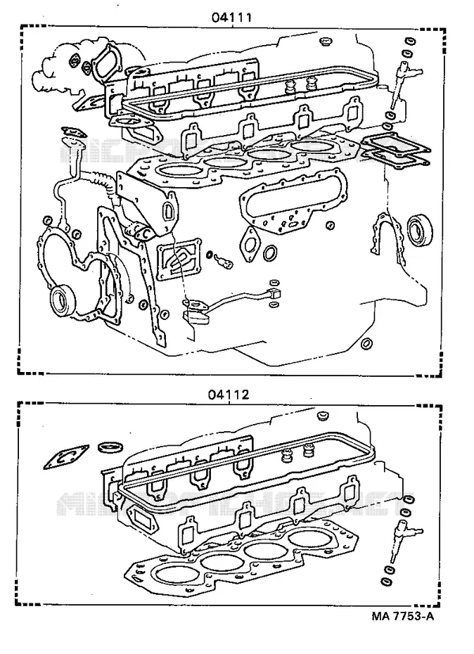 pour TOYOTA  de 1986