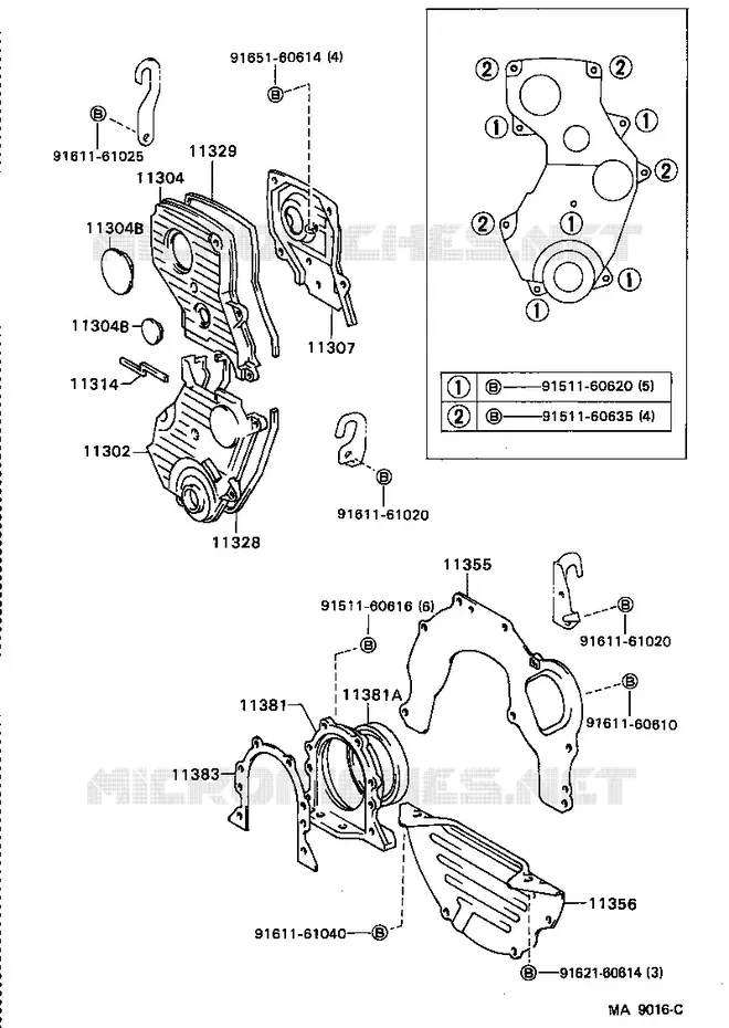 pour TOYOTA  de 1987