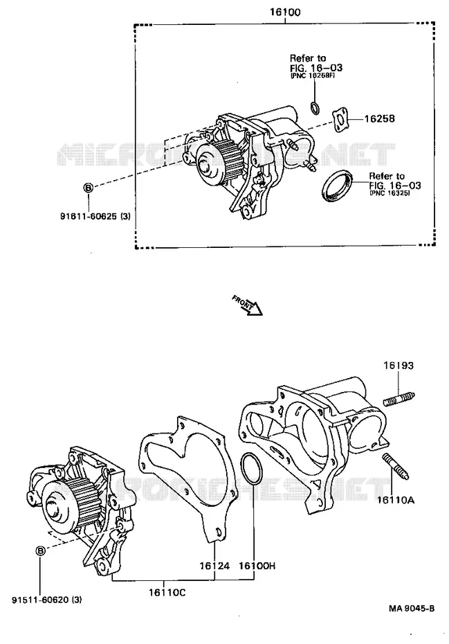 pour TOYOTA  de 1987