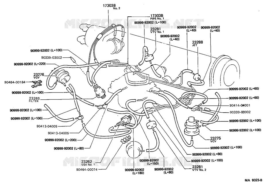 pour TOYOTA  de 1986