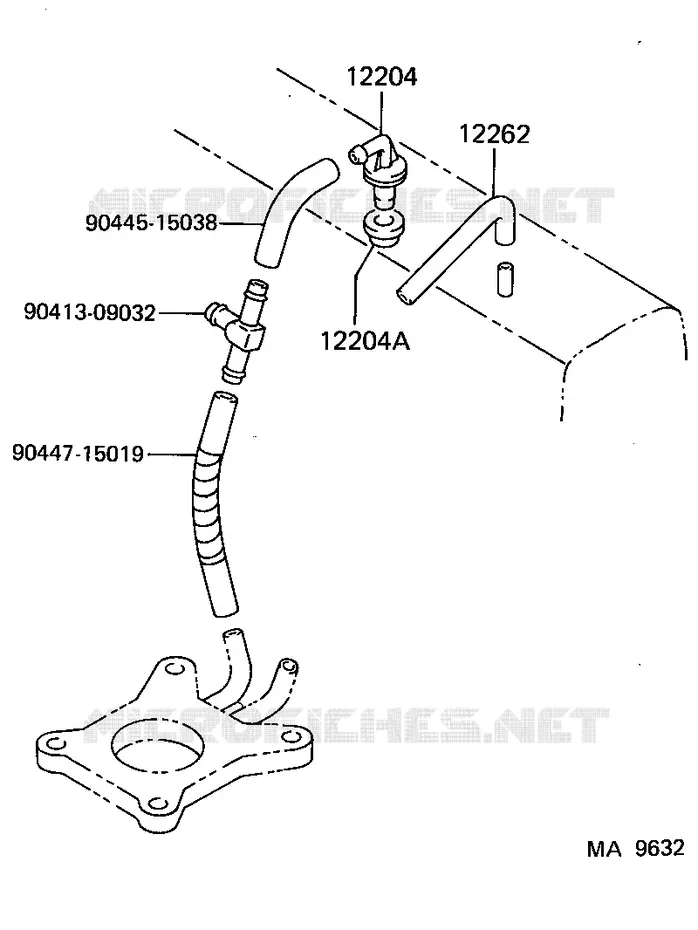 pour TOYOTA  de 1987