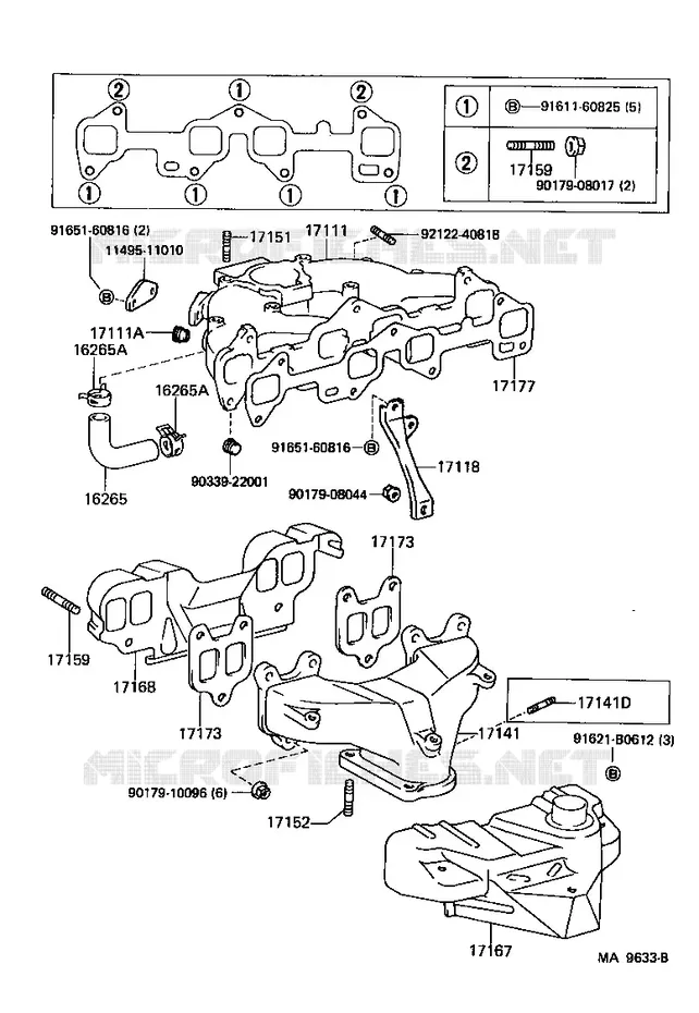 pour TOYOTA  de 1987