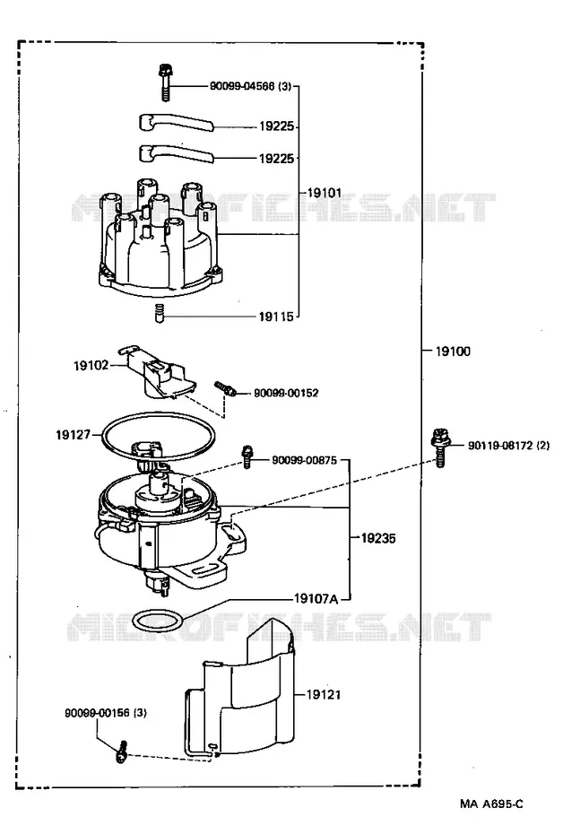 pour TOYOTA  de 1988