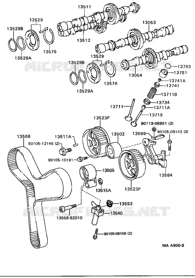 pour TOYOTA  de 1988