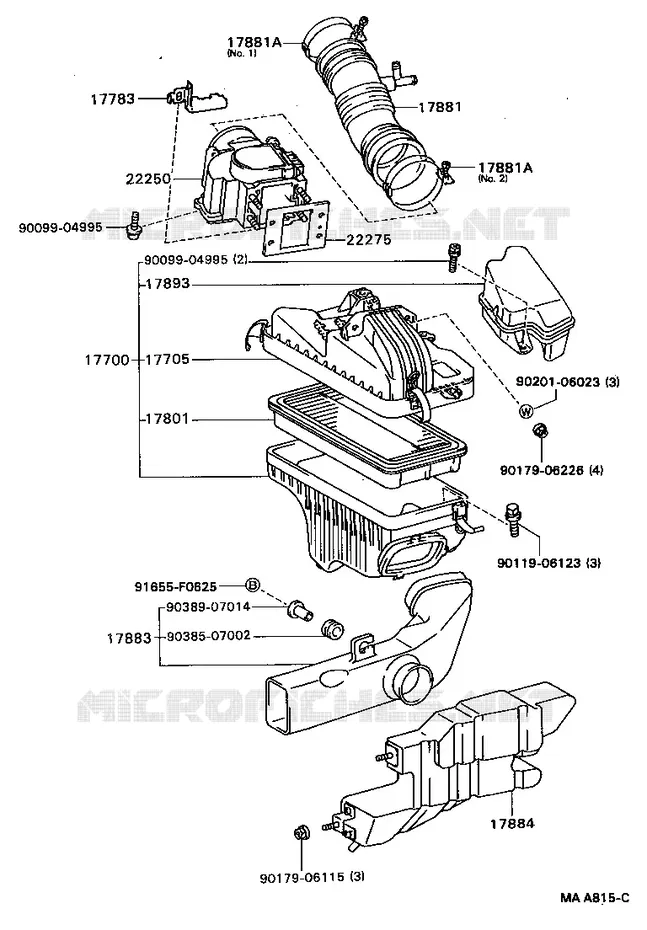 pour TOYOTA  de 1988