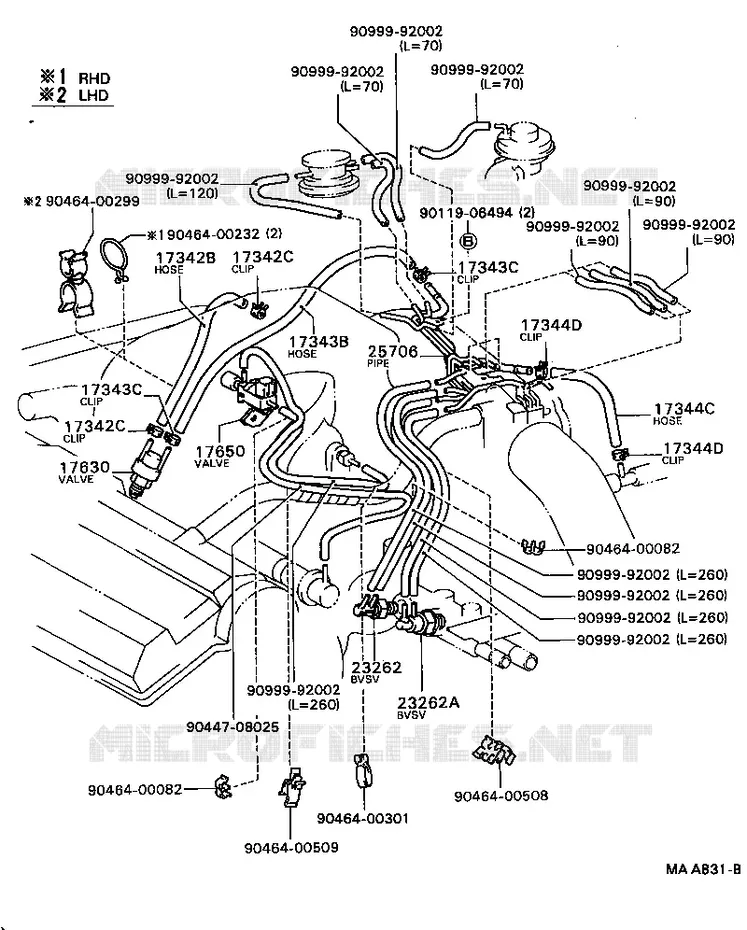 pour TOYOTA  de 1988