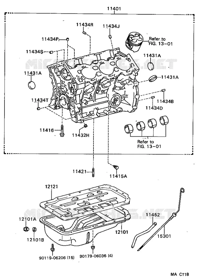 pour TOYOTA  de 1988