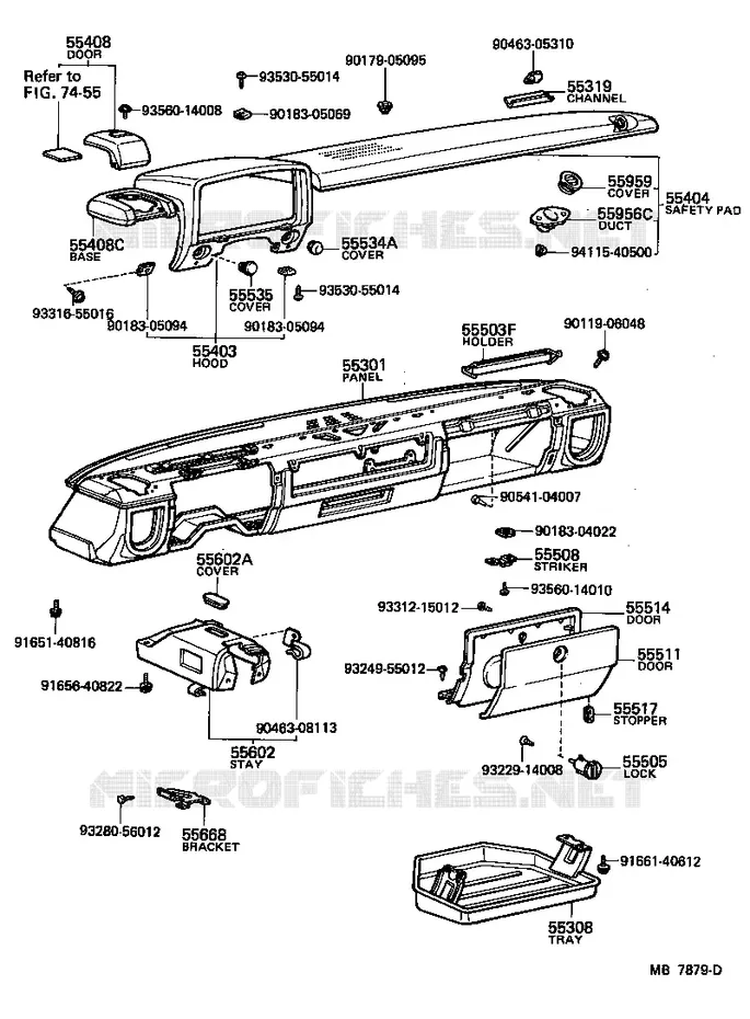 pour TOYOTA  de 1979