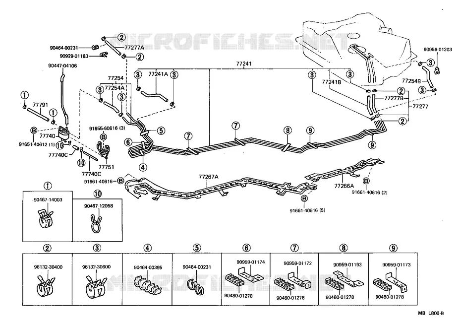 pour TOYOTA  de 1987