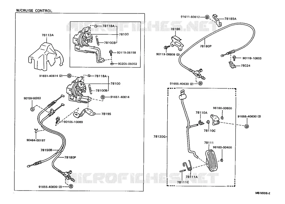 pour TOYOTA  de 1988