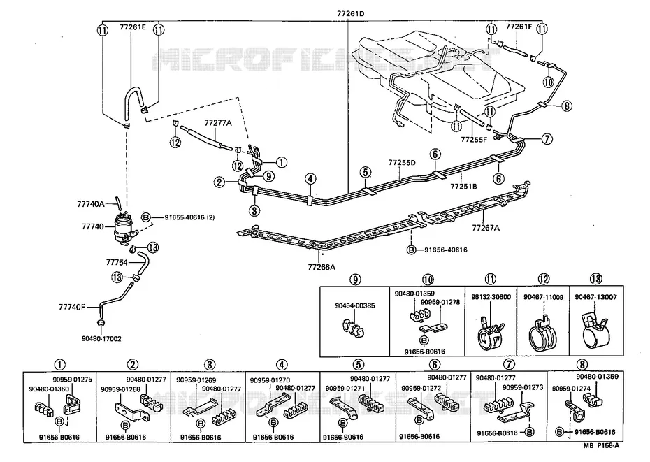 pour TOYOTA  de 1988