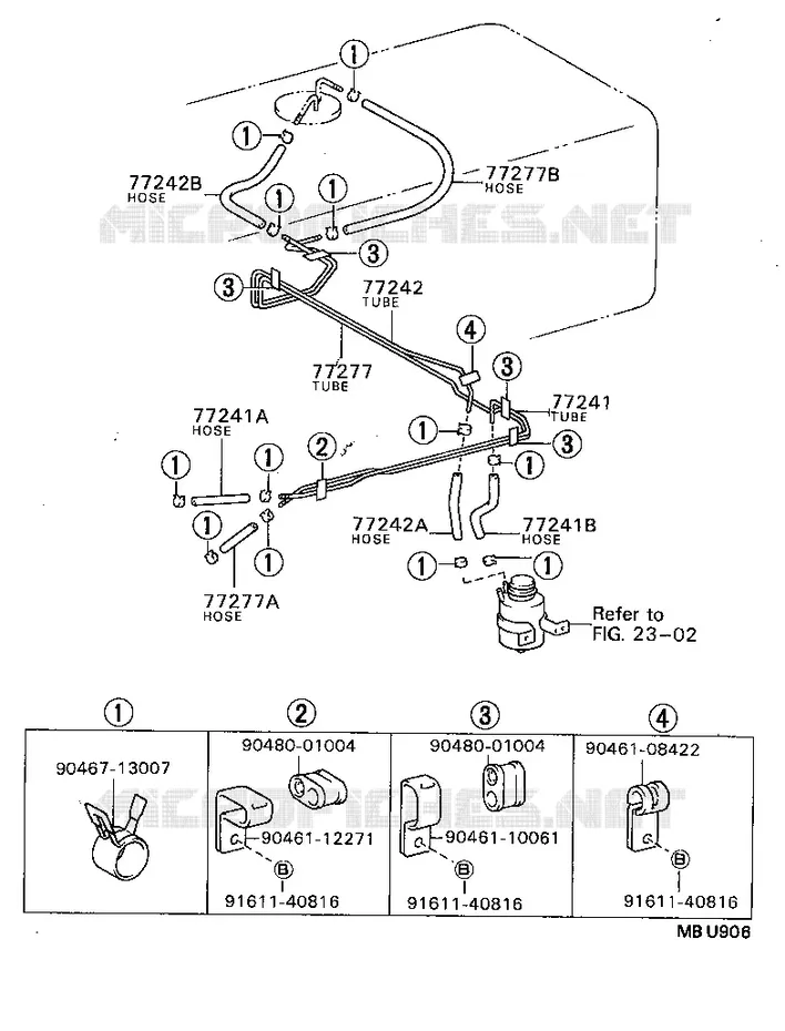 pour TOYOTA  de 1985