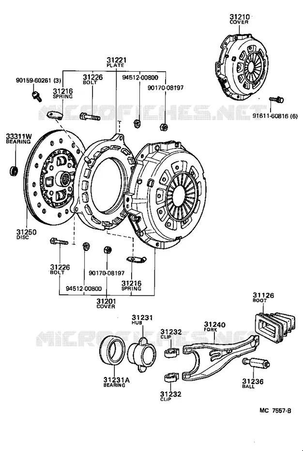 pour TOYOTA  de 1985