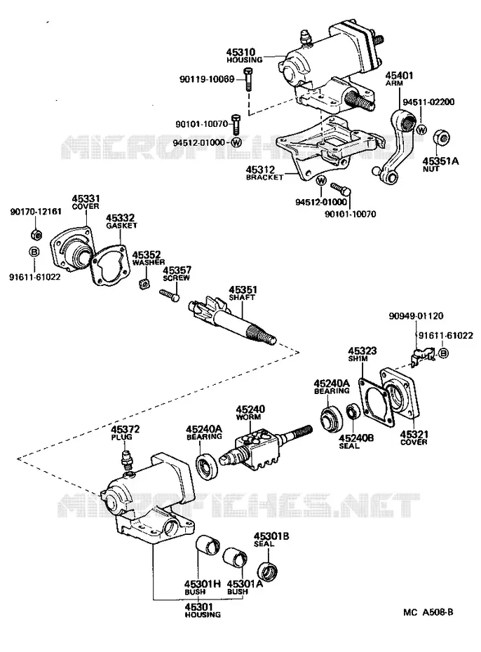 pour TOYOTA  de 1984