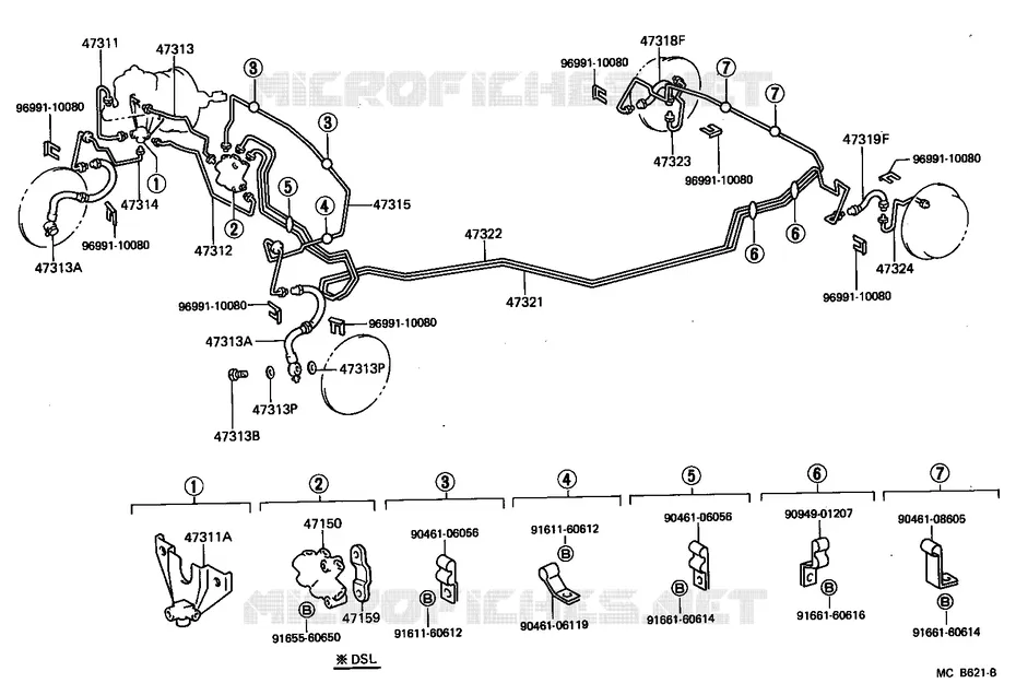 pour TOYOTA  de 1984