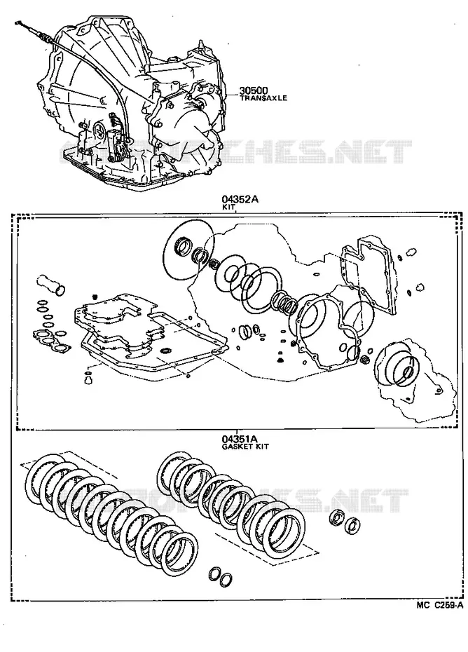 pour TOYOTA  de 1987