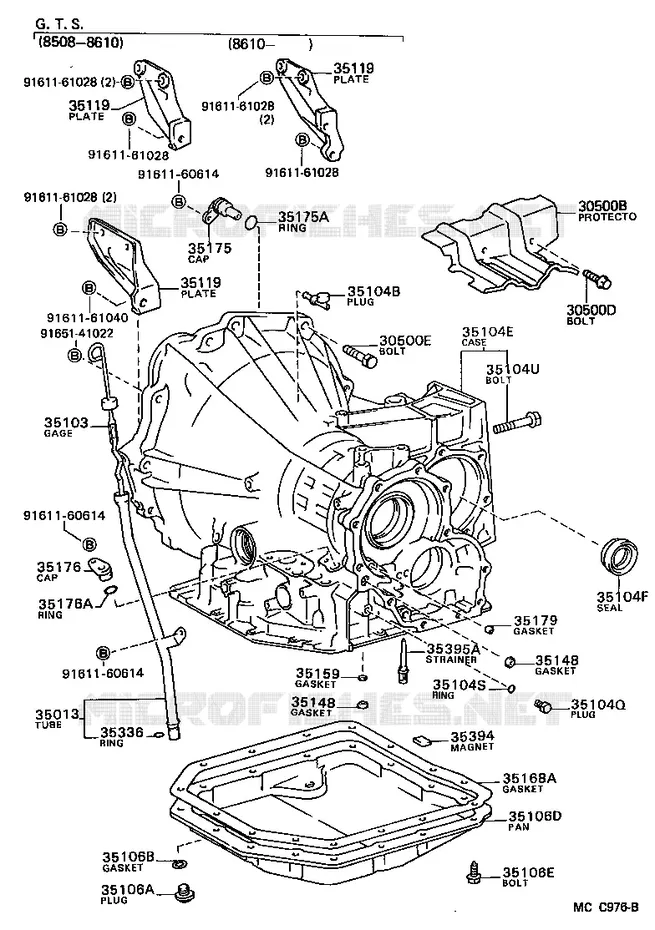 pour TOYOTA  de 1987
