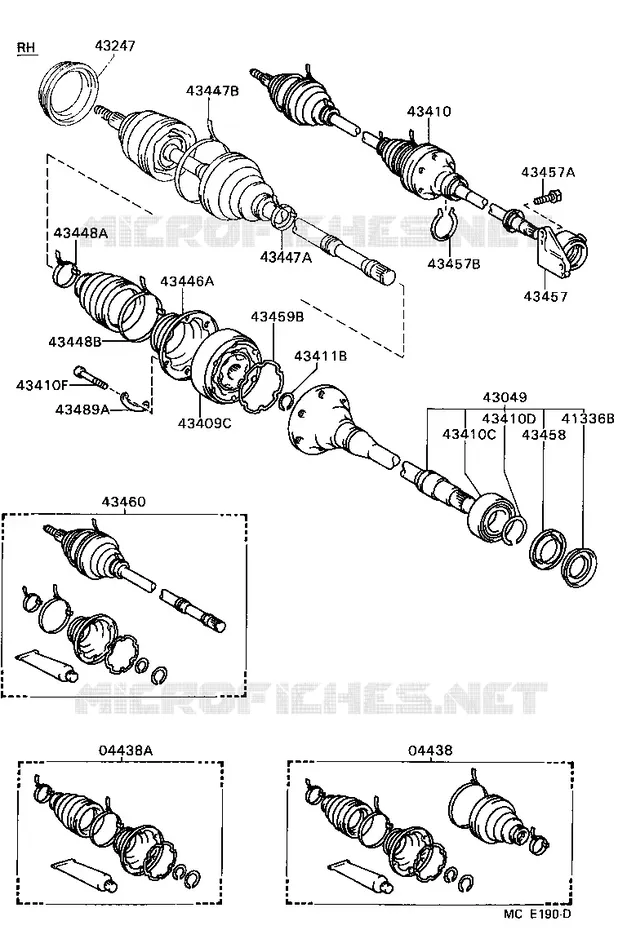 pour TOYOTA  de 1988