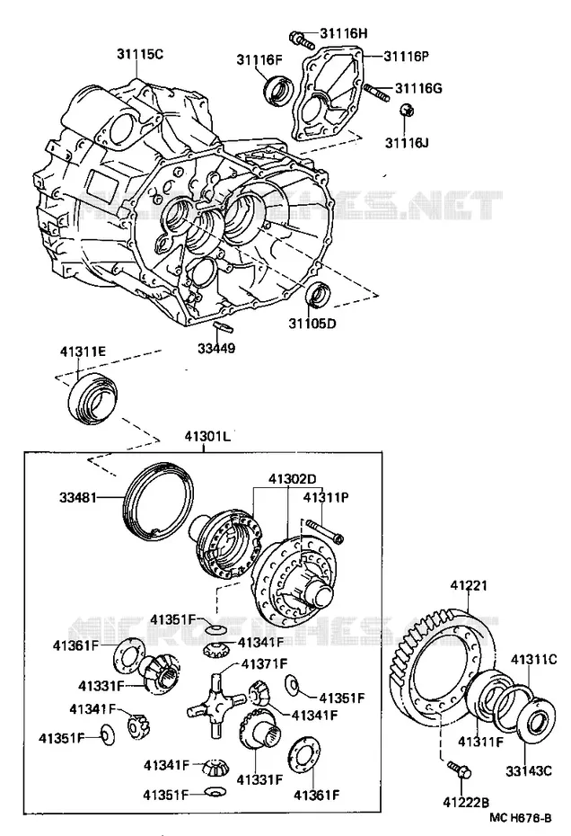 pour TOYOTA  de 1988