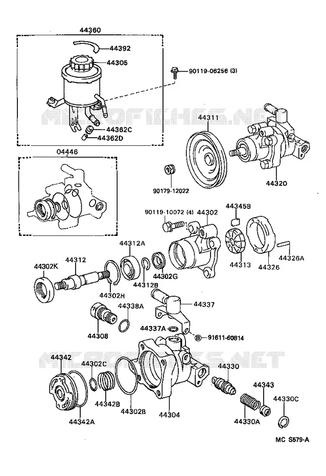 pour TOYOTA  de 1995