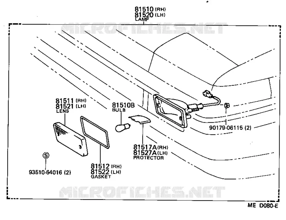 pour TOYOTA  de 1983