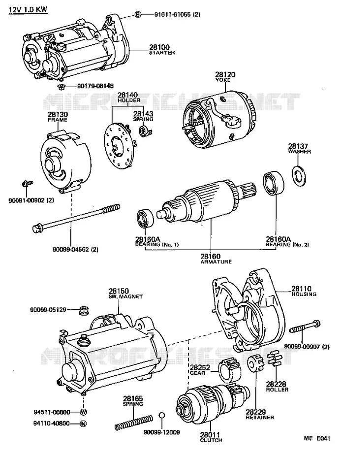 pour TOYOTA  de 1985