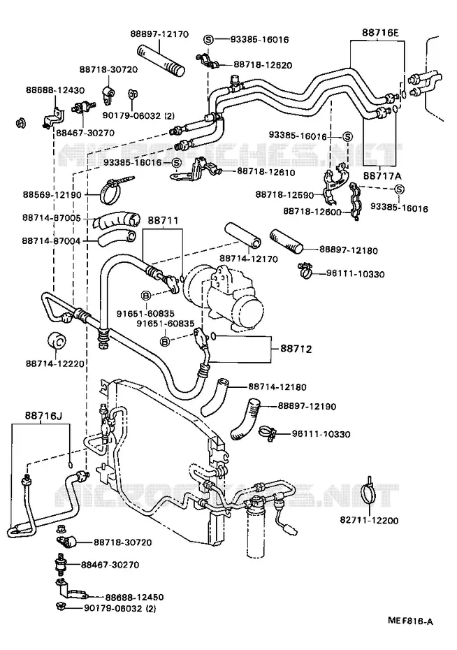 pour TOYOTA  de 1984