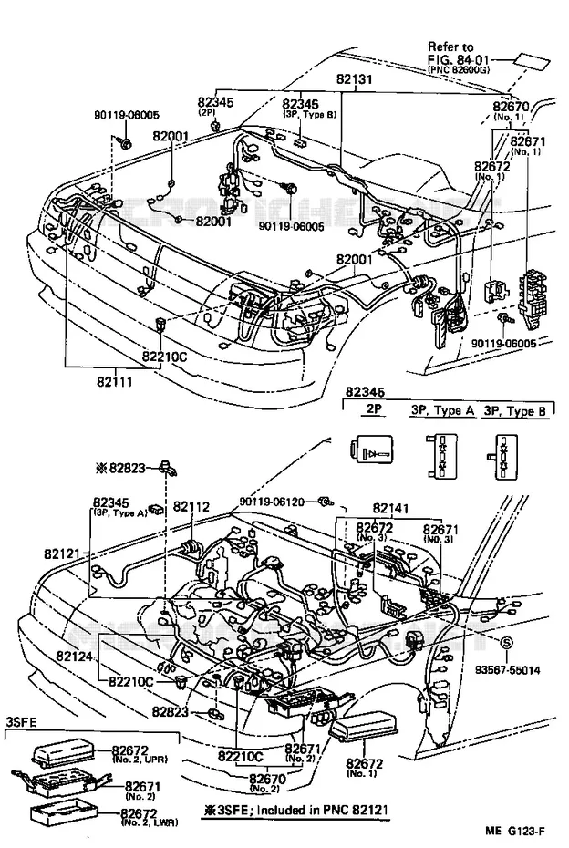 pour TOYOTA  de 1987