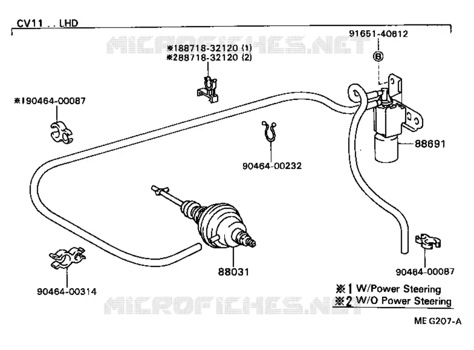 pour TOYOTA  de 1985