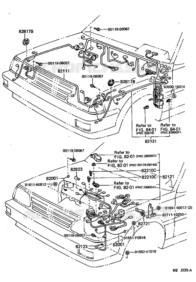 pour TOYOTA  de 1987