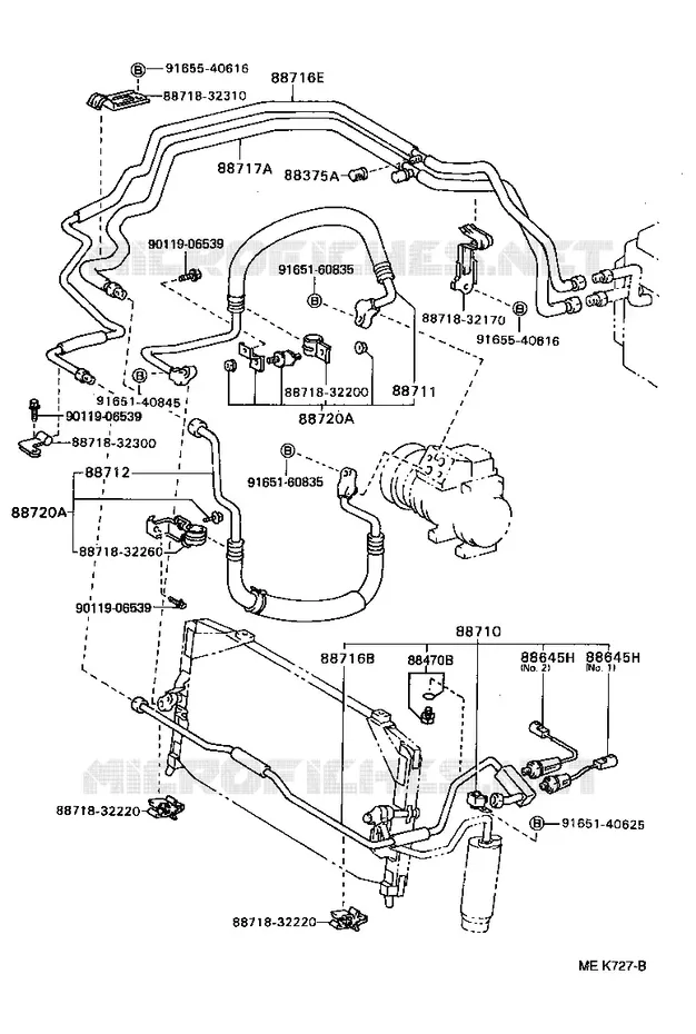 pour TOYOTA  de 1988