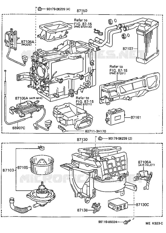 pour TOYOTA  de 1988