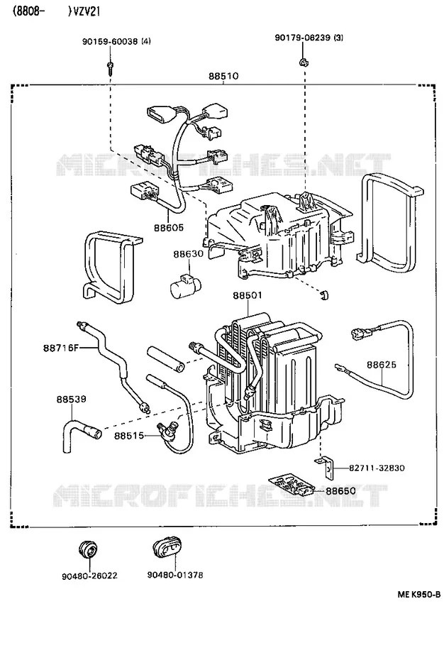 pour TOYOTA  de 1988