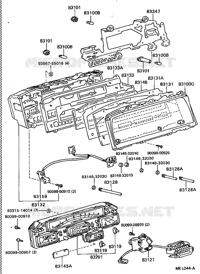 pour TOYOTA  de 1988