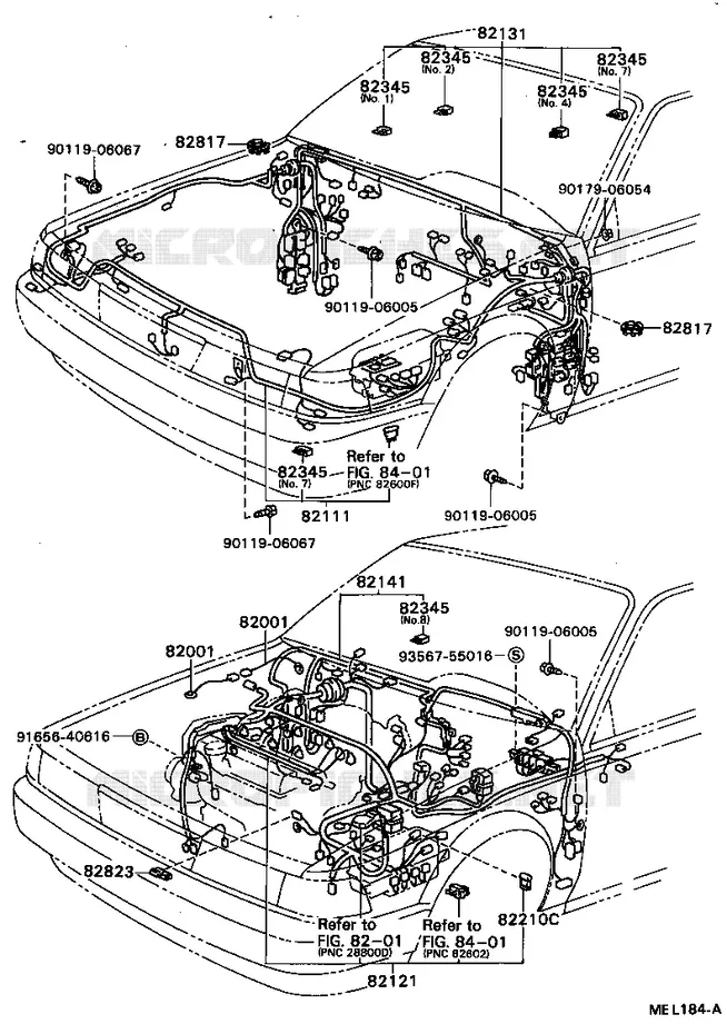 pour TOYOTA  de 1988